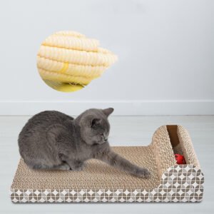 Yili Wholesale Cat Scratching Board Corrugated Pet Supplies Cat Claw Board Grinding Claw Cat Scratching Board Nest Cat Scratching Board Circular Vertical