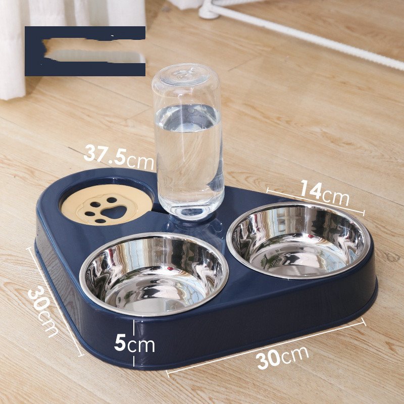 Double Bowl Automatic Drinking Dog Food Bowl - Image 2