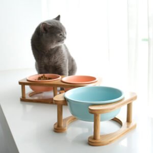 Ceramic cat bowl