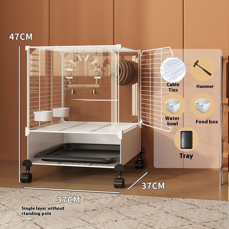 Large Household Luxury New Villa Bird Cage - Image 4