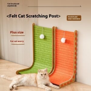 Vertical Wall Sticker Sofa Sisal Felt Cat Scratch Board