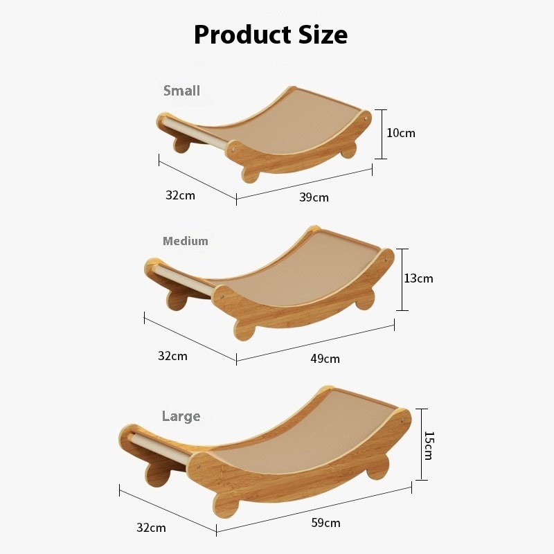 Full Sisal Cat Scratch Board Lounge Chair Nest - Image 5