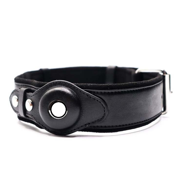Location Tracker First Layer Leather Dog Pet Collar - Image 4
