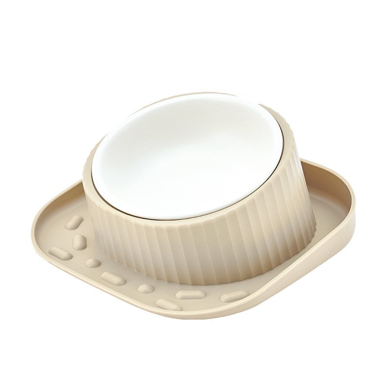 Pet Ceramic Eating Bowl Wide Mouth Neck - Image 5
