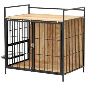 30-inch-dog-crate-furniture-indoor-pet-kennel-side-table-with-rotatable-bowls-2-anti-escape-doors-for-m-dogs-oak