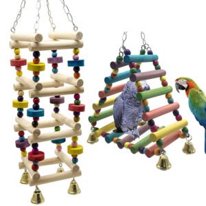 parakeet-bird-toy-amusement-park-swing-stand