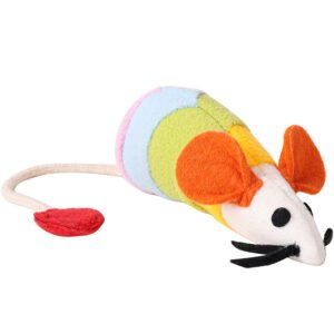 rainbow-mouse-pet-tease-cat-plush-bite-resistant-toy