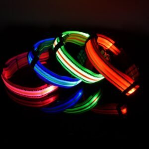 Fiber Optic Waterproof Magnetic Charging Pet Collar
