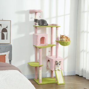 74-flower-cat-tree-large-cat-tower-with-scratching-post-board-for-indoor-cats-pink