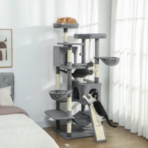 69-cat-tree-multi-level-cat-tower-with-2-condos-and-3-hammocks
