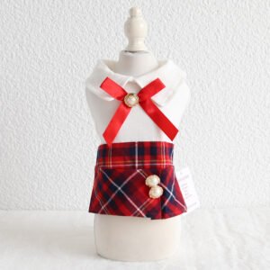 spring-summer-new-products-petstyle-plaid-skirt-ol-dress